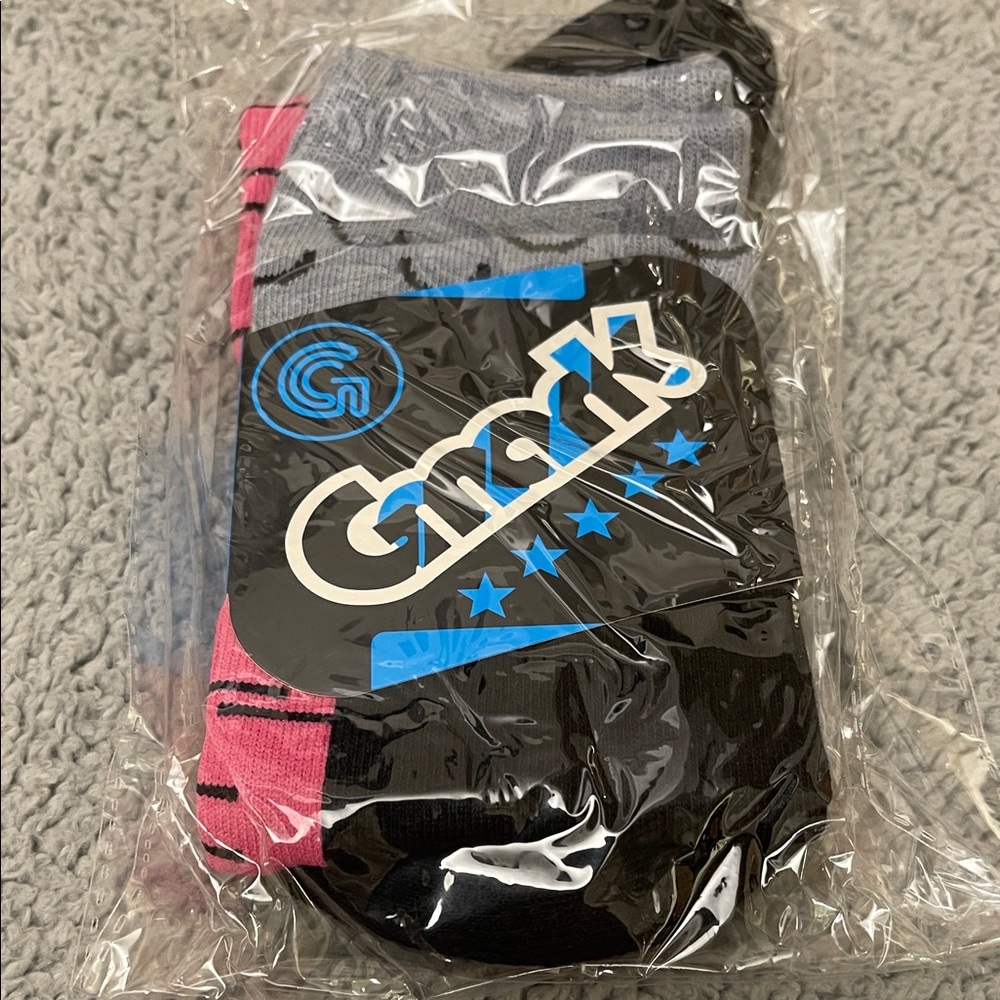 Gmark Black and Pink Socks Chicken Feet Socks